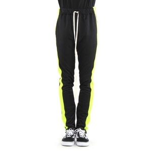 Black and Neon Green EPTM joggers